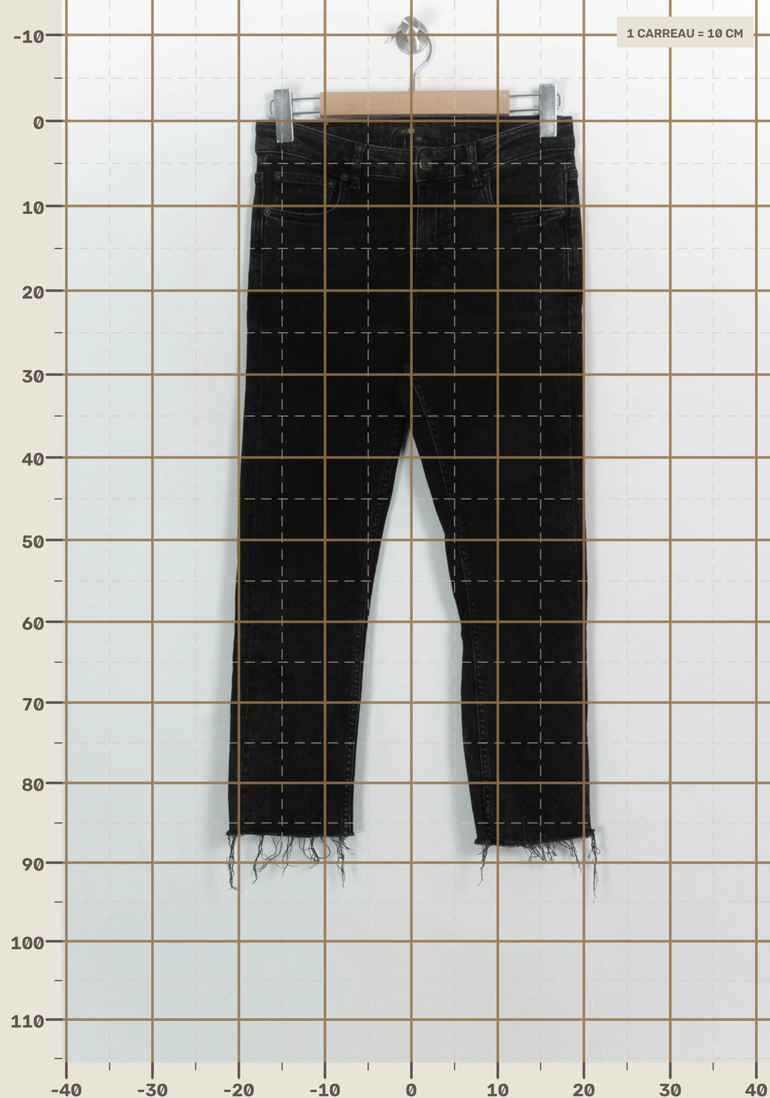 Jean Noir - Taille L/40 de la marque Maje | PARAD123802 - Vendu par Paradigme - Image 4