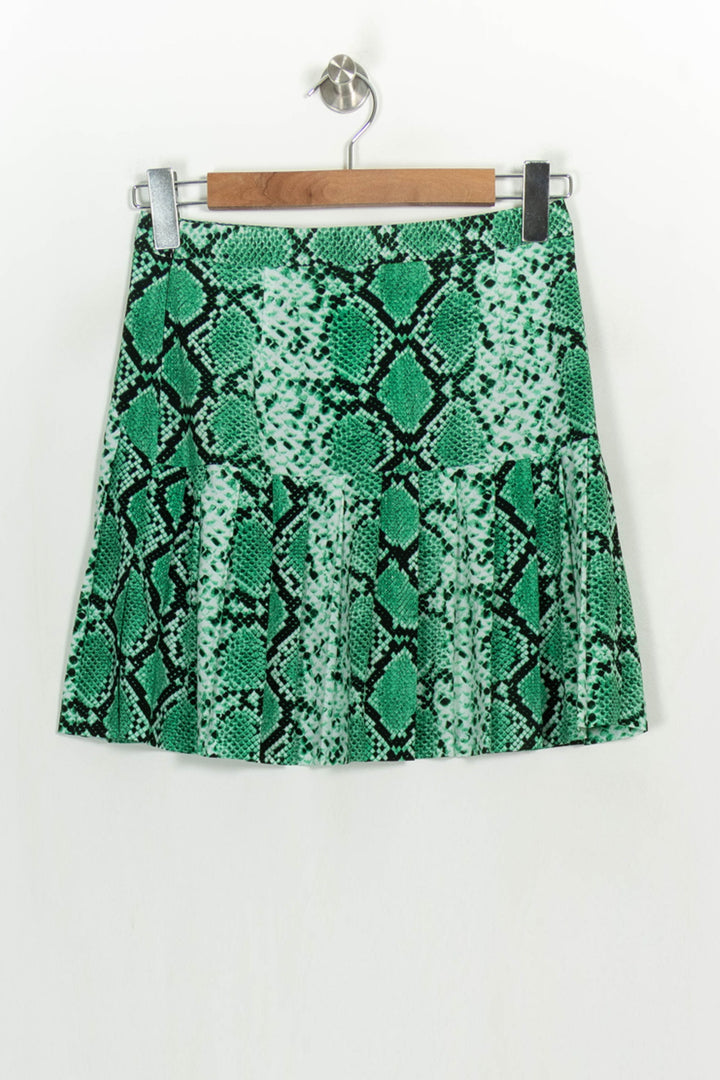 Jupe Courte Verte - Taille S/36 de la marque Sandro | PARAD123804 - Vendu par Paradigme - Image 5