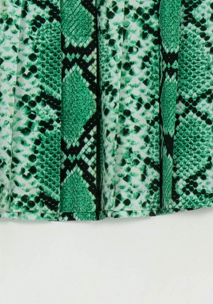 Jupe Courte Verte - Taille S/36 de la marque Sandro | PARAD123804 - Vendu par Paradigme - Image 3