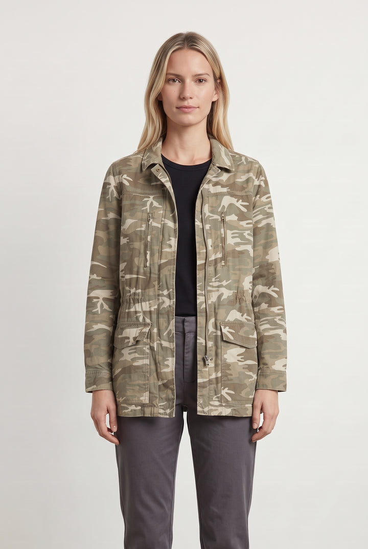 Veste Camouflage Beige et Kaki - Taille M/38 de la marque ZAPA | PARAD123810 - Vendu par Paradigme - Image 1
