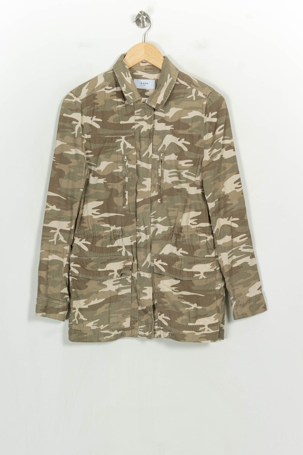 Veste Camouflage Beige et Kaki - Taille M/38 de la marque ZAPA | PARAD123810 - Vendu par Paradigme - Image 2