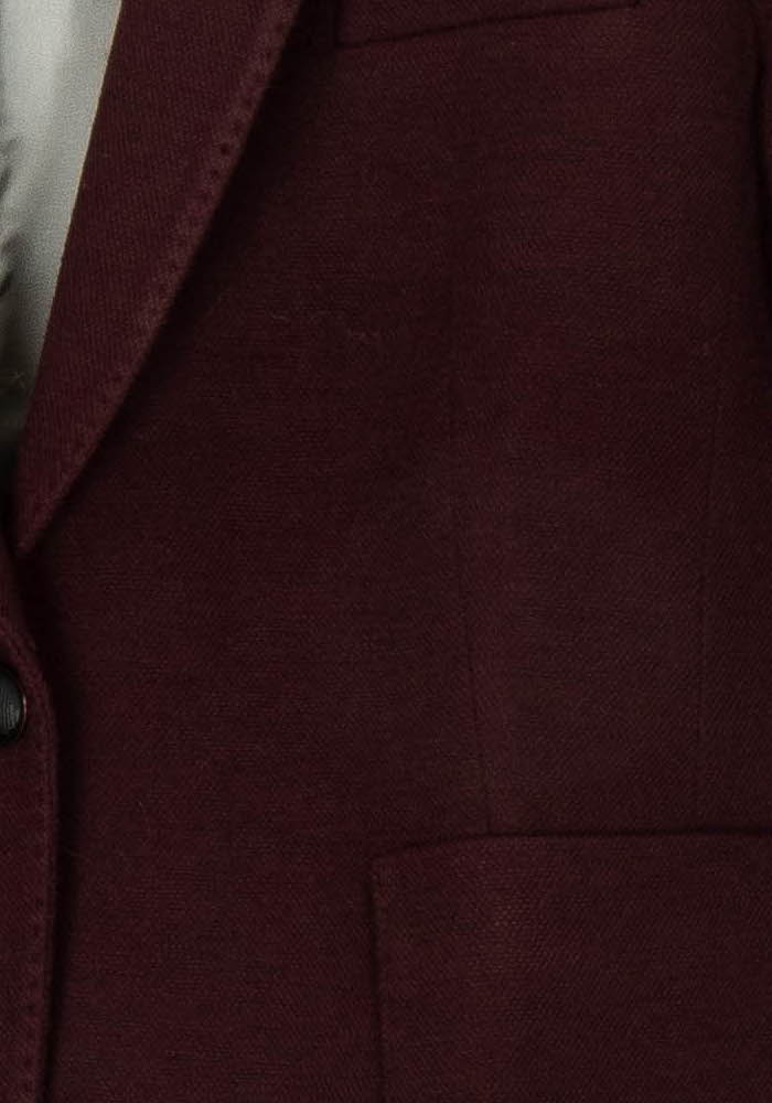 Blazer Bordeaux - Taille XL/42 de la marque Caroll | PARAD123817 - Vendu par Paradigme - Image 3