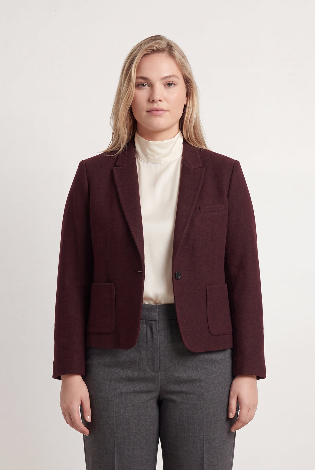Blazer Bordeaux - Taille XL/42 de la marque Caroll | PARAD123817 - Vendu par Paradigme - Image 1