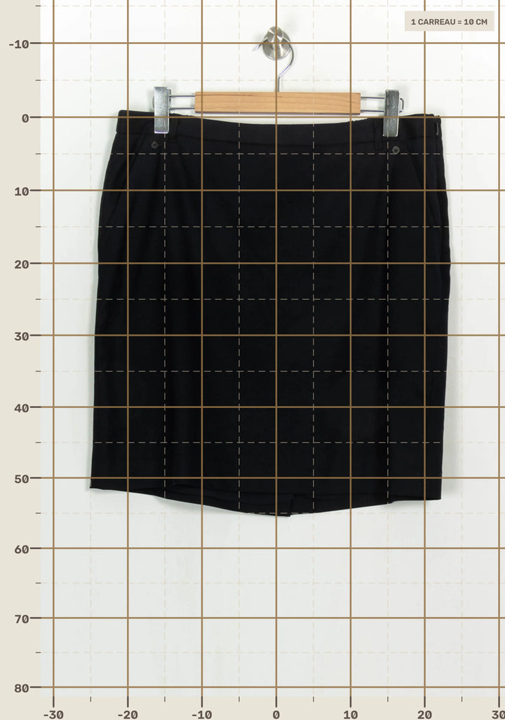 Jupe Courte Noire - Taille XXXL/46 de la marque Caroll | PARAD123820 - Vendu par Paradigme - Image 4