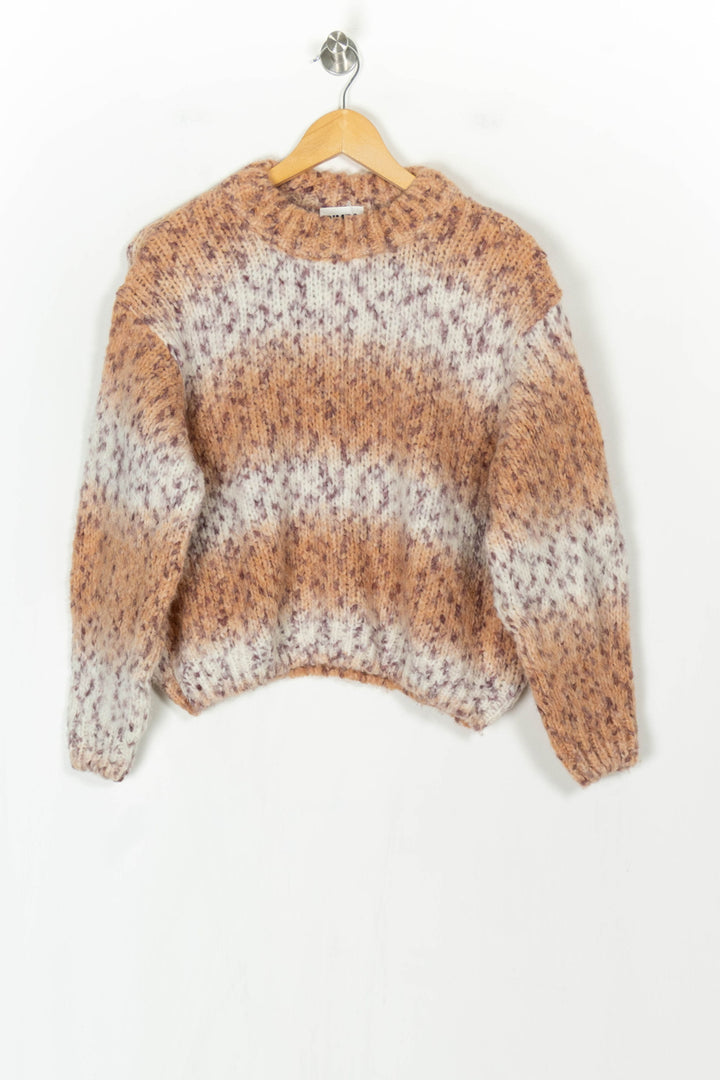 Pull Marron et Beige - Taille S/36 de la marque Bimba y Lola | PARAD123821 - Vendu par Paradigme - Image 2