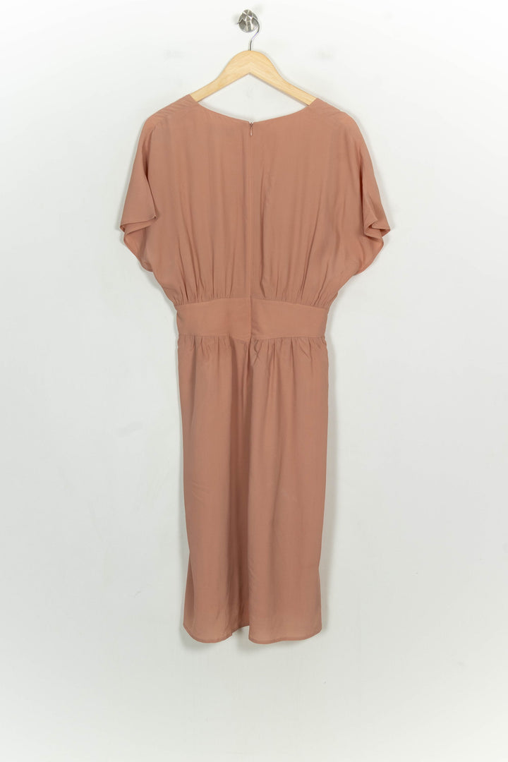Robe Midi Rose - Taille L/40 de la marque Caroll | PARAD123822 - Vendu par Paradigme - Image 5