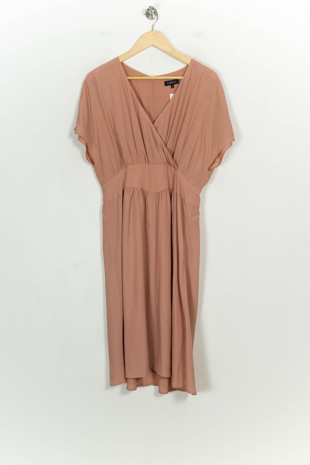 Robe Midi Rose - Taille L/40 de la marque Caroll | PARAD123822 - Vendu par Paradigme - Image 2