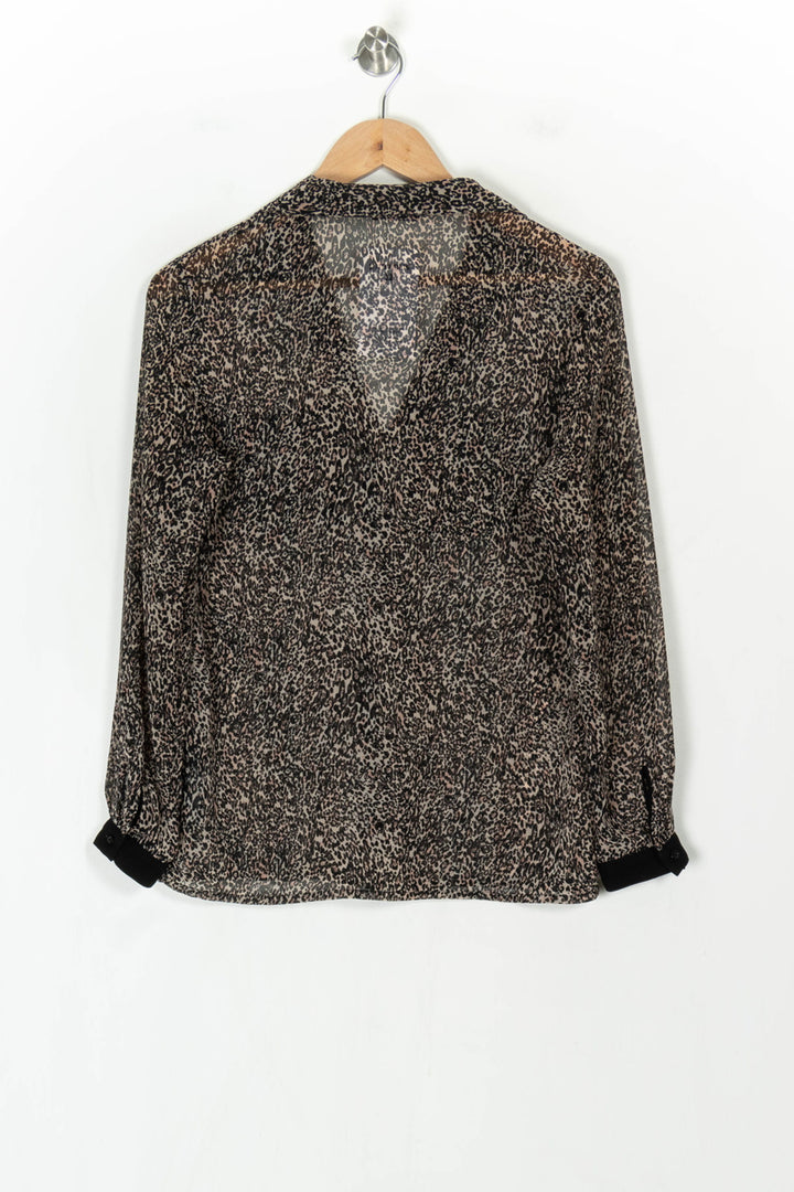 Chemise Beige et Noire - Taille XS/34 de la marque IKKS | PARAD123824 - Vendu par Paradigme - Image 5