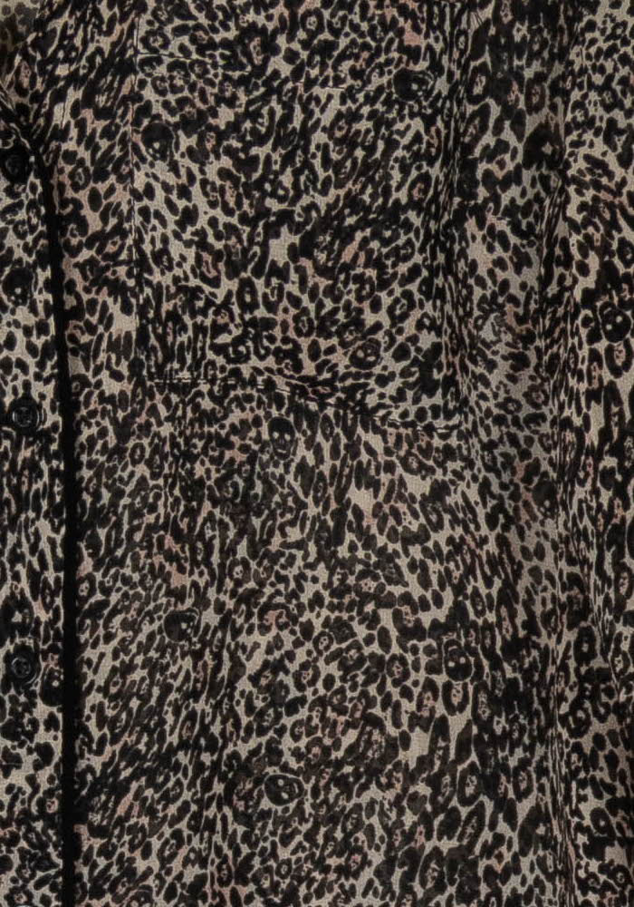 Chemise Beige et Noire - Taille XS/34 de la marque IKKS | PARAD123824 - Vendu par Paradigme - Image 3