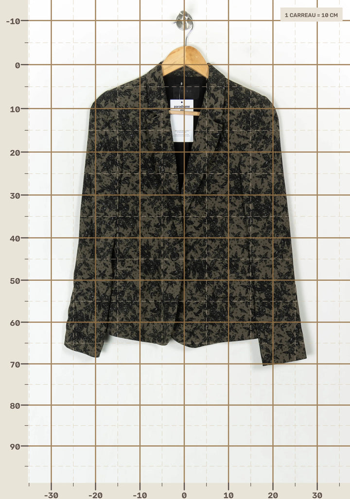 Veste Kaki et Noire - Taille S/36 de la marque IKKS | PARAD123825 - Vendu par Paradigme - Image 4
