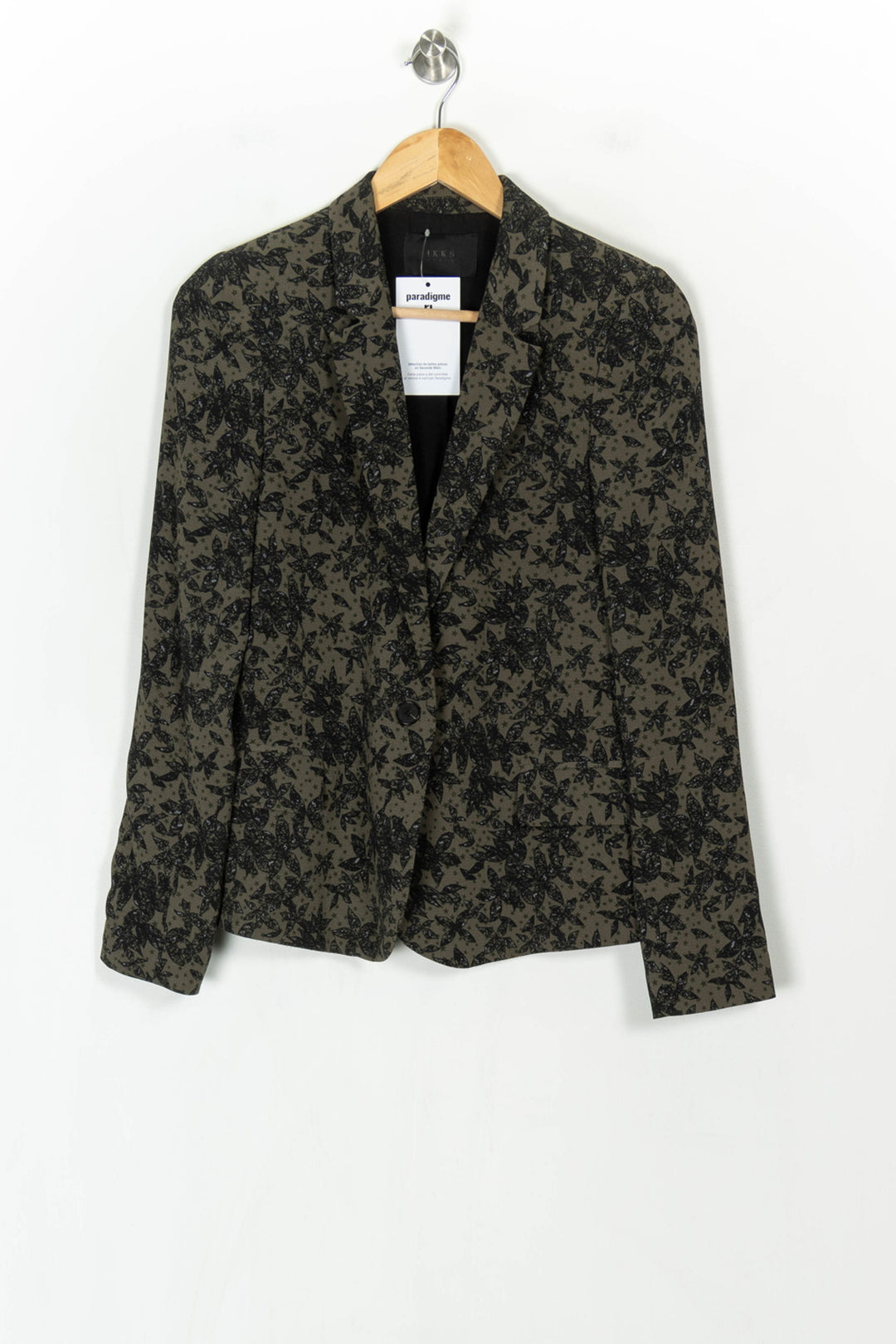 Veste Kaki et Noire - Taille S/36 de la marque IKKS | PARAD123825 - Vendu par Paradigme - Image 2