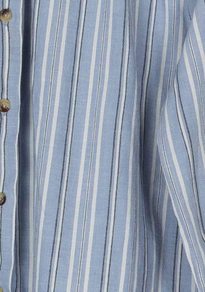 Chemise Rayée Bleue et Blanche - Taille S/36 de la marque Léon &amp; Harper | PARAD123828 - Vendu par Paradigme - Image 3