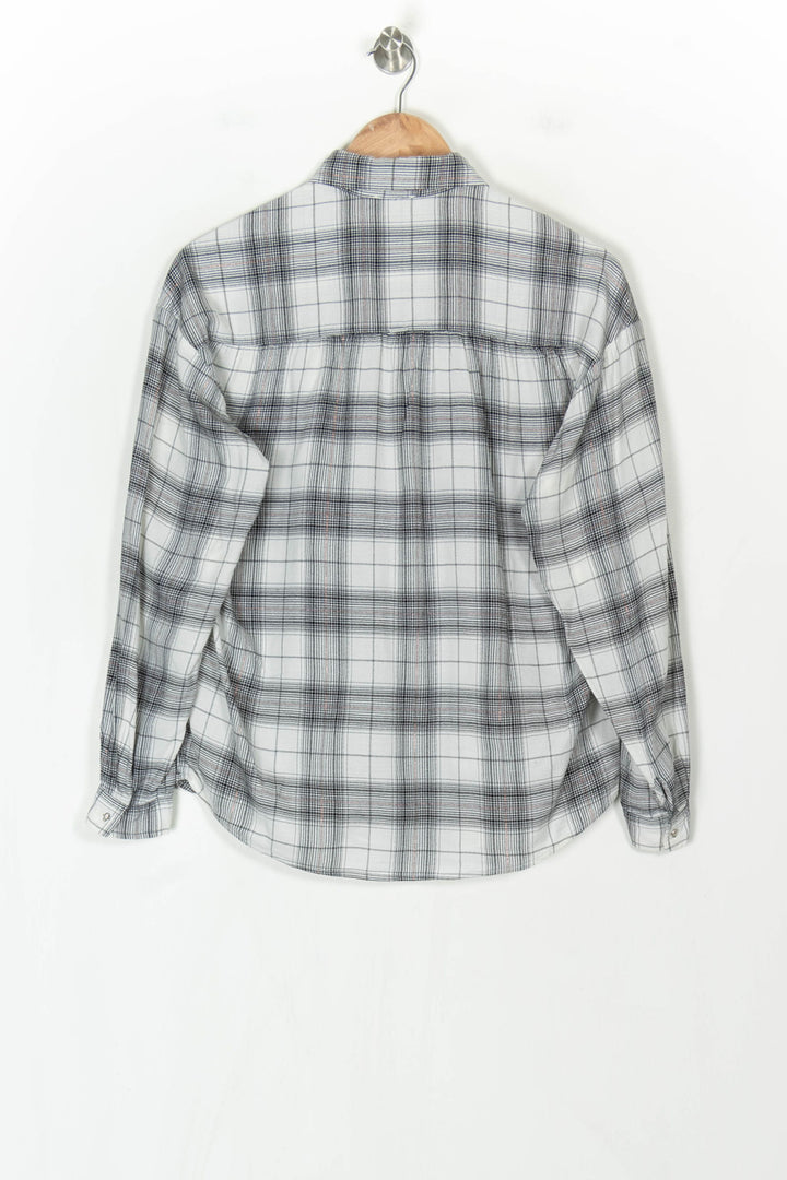 Chemise À Carreaux Blanche et Noire - Taille XS/34 de la marque IKKS | PARAD123829 - Vendu par Paradigme - Image 5