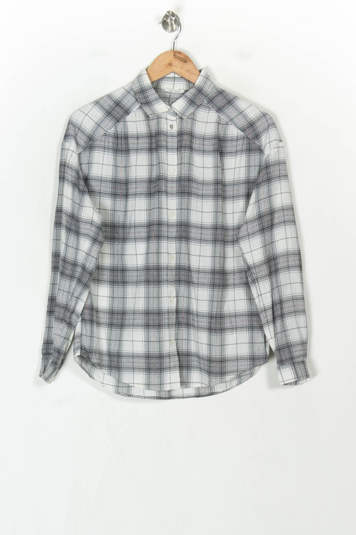 Chemise À Carreaux Blanche et Noire - Taille XS/34 de la marque IKKS | PARAD123829 - Vendu par Paradigme - Image 2
