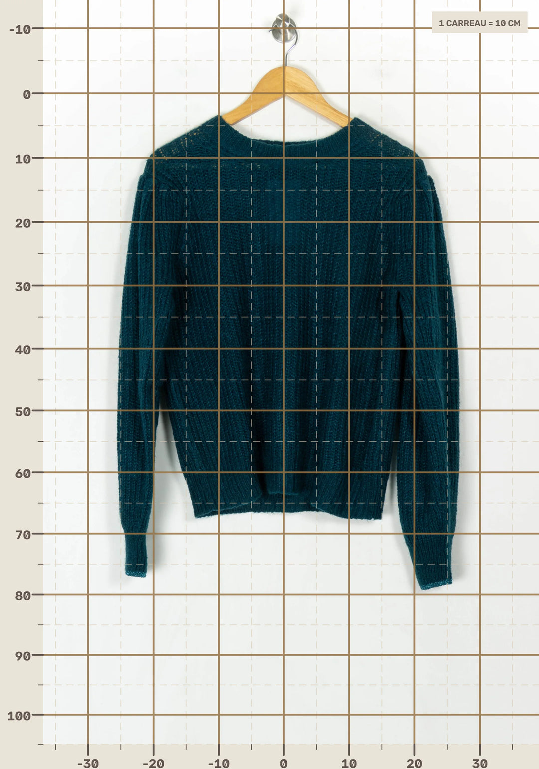 Pull Bleu - Taille S/36 de la marque IKKS | PARAD123831 - Vendu par Paradigme - Image 4