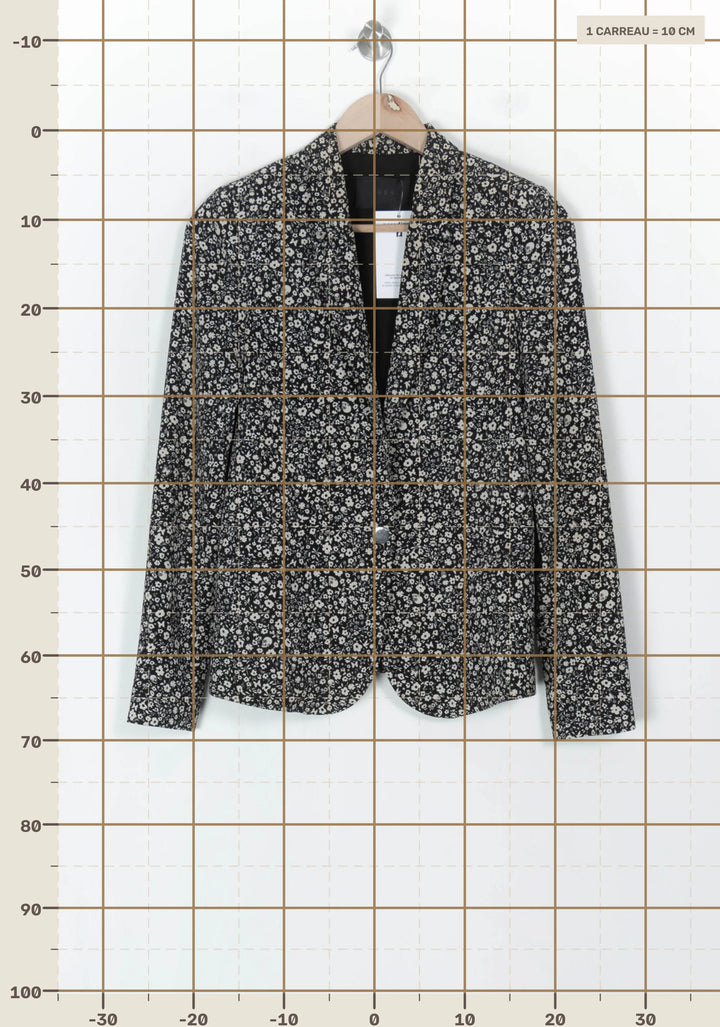 Veste Noire et Blanche - Taille S/36 de la marque IKKS | PARAD123832 - Vendu par Paradigme - Image 4
