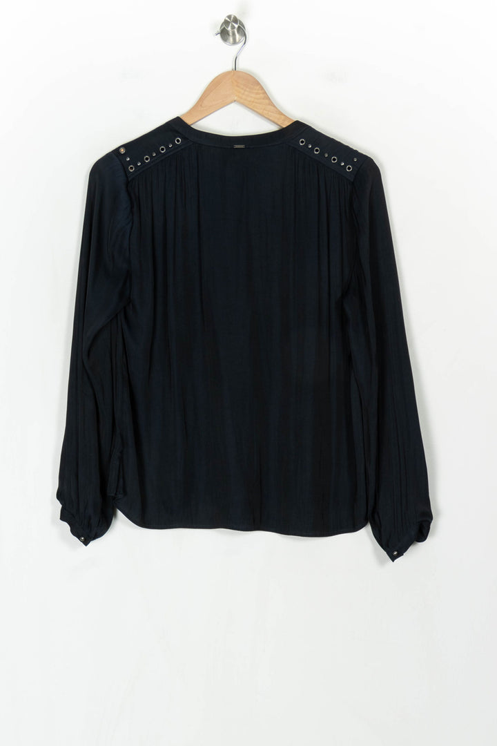 Blouse Noire - Taille S/36 de la marque IKKS | PARAD123834 - Vendu par Paradigme - Image 5