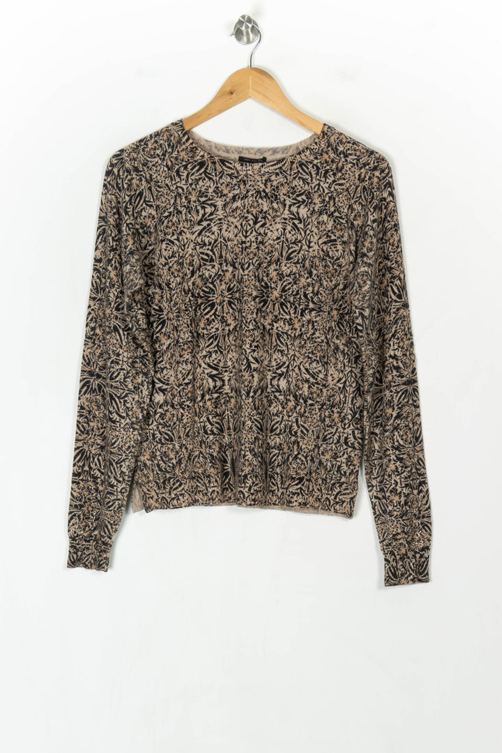 Pull Beige et Noir - Taille S/36 de la marque IKKS | PARAD123839 - Vendu par Paradigme - Image 2