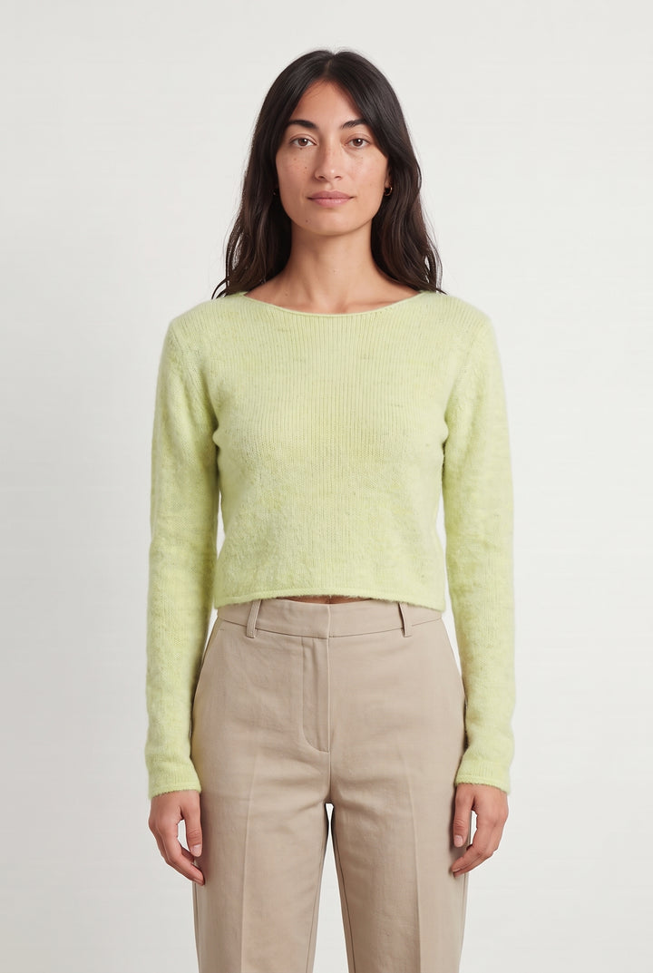 Pull Vert Clair - Taille S/36 de la marque American Vintage | PARAD123842 - Vendu par Paradigme - Image 1