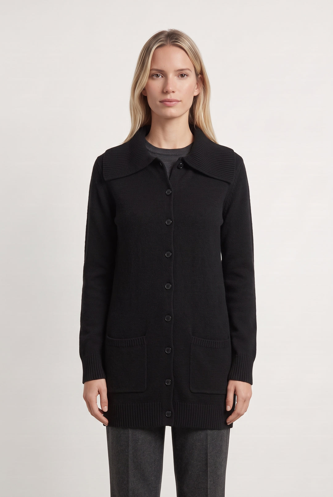 Cardigan Noir - Taille S/36 de la marque Agnès b. | PARAD123843 - Vendu par Paradigme - Image 1