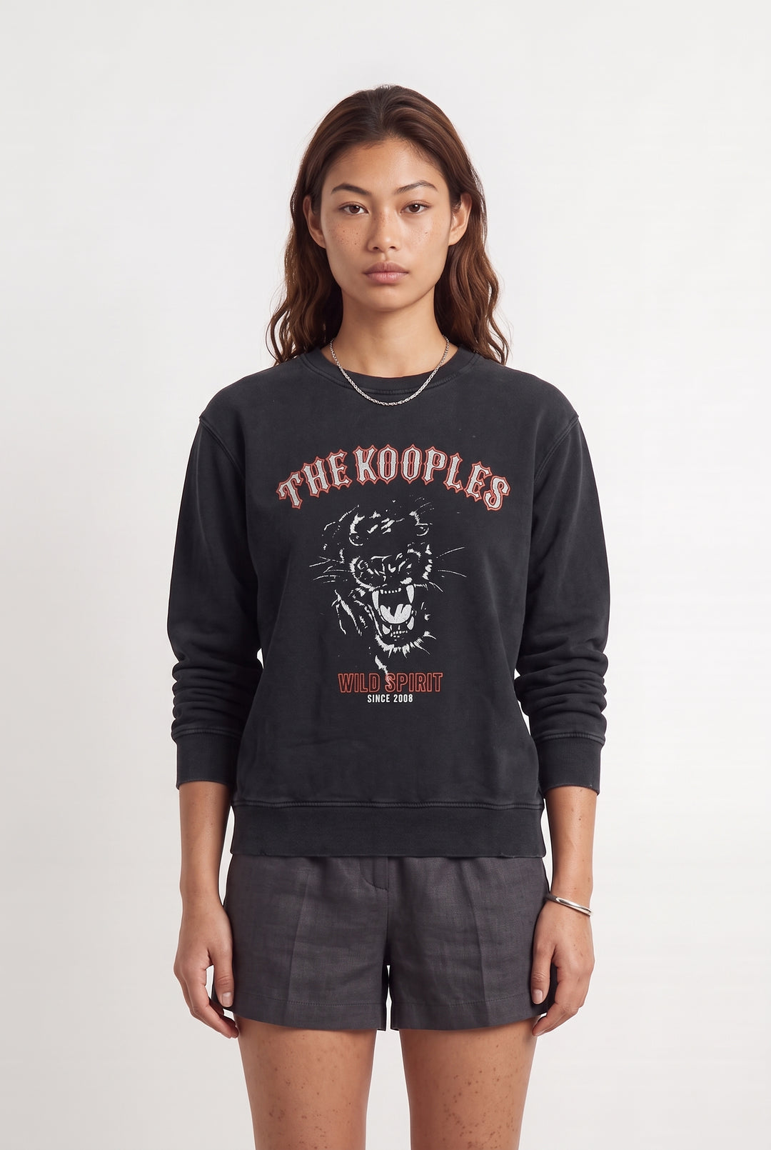 Sweatshirt Noir - Taille S/36 de la marque The Kooples | PARAD123845 - Vendu par Paradigme - Image 1