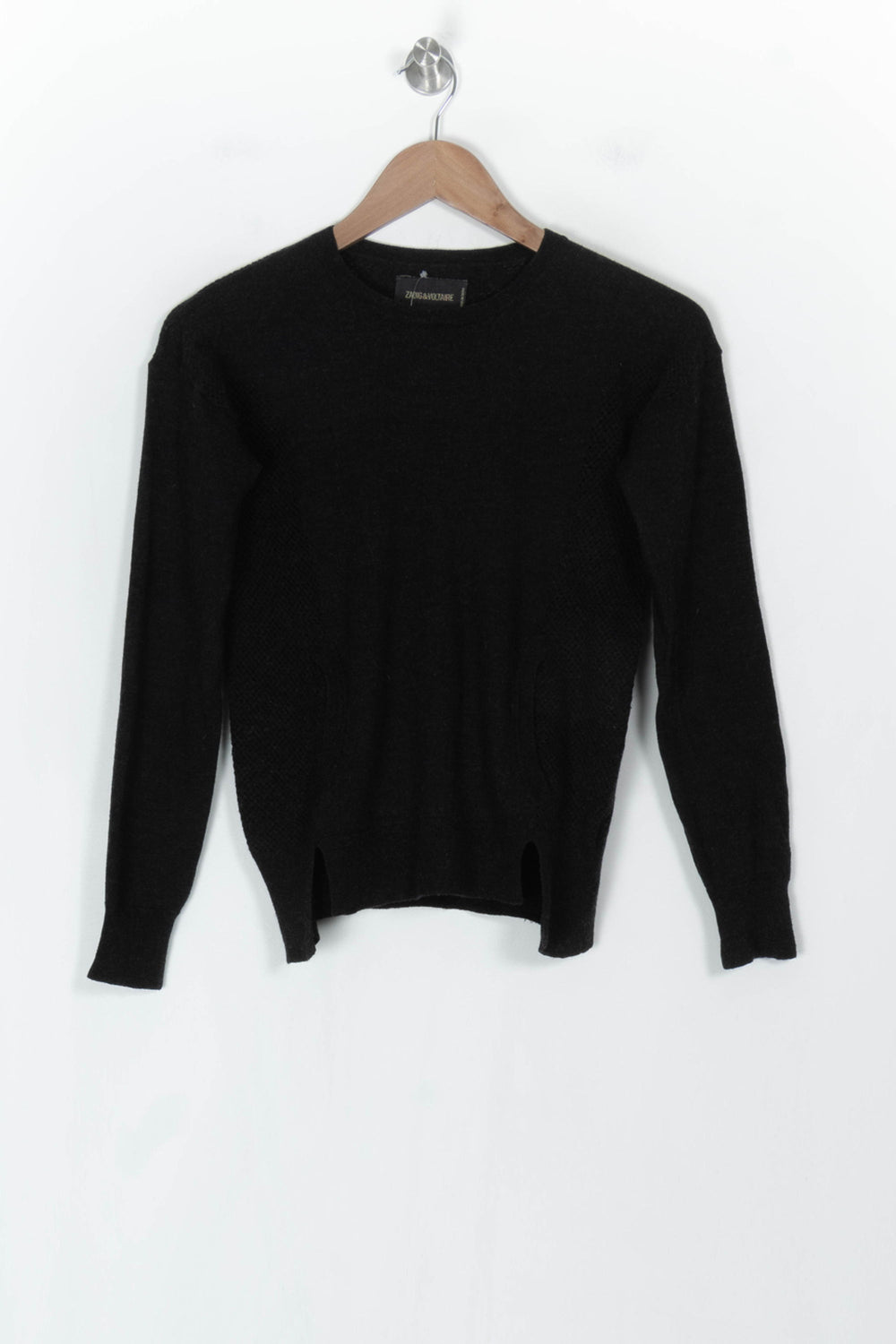 Pull Noir - Taille S/36 de la marque Zadig&Voltaire | PARAD123846 - Vendu par Paradigme - Image 2