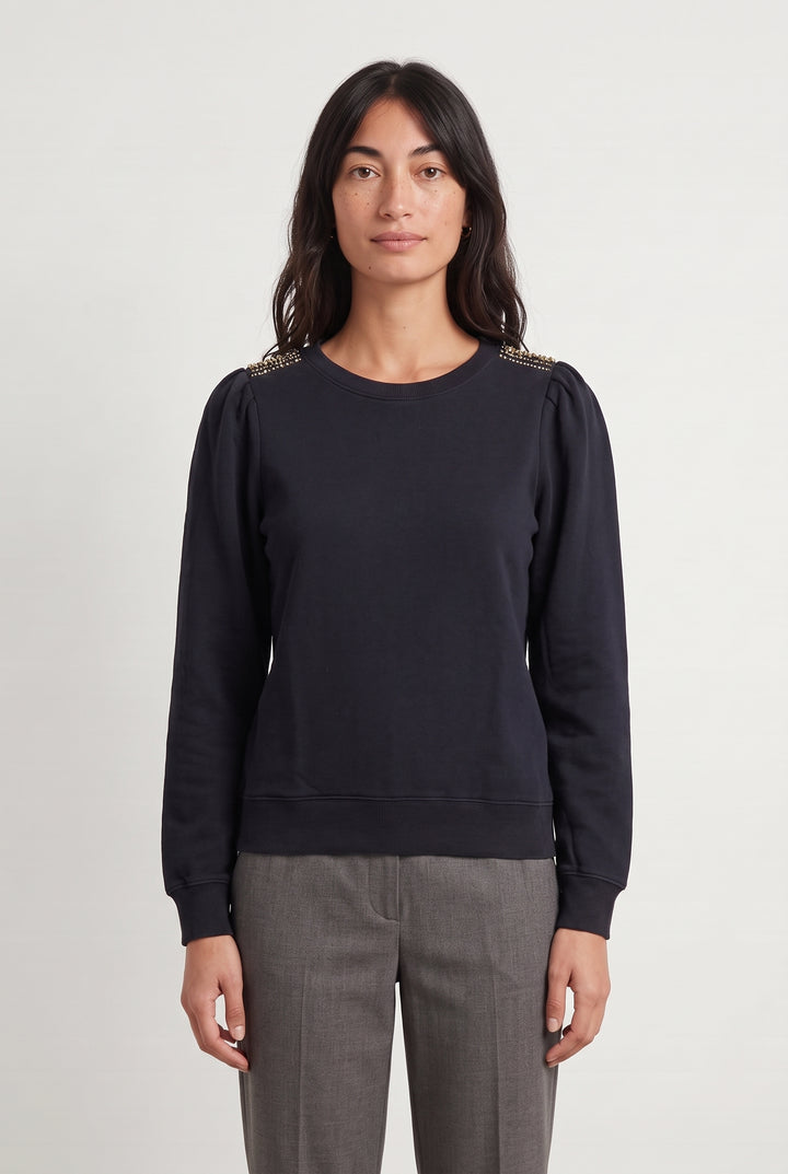 Sweatshirt Bleu - Taille S/36 de la marque IKKS | PARAD123847 - Vendu par Paradigme - Image 1