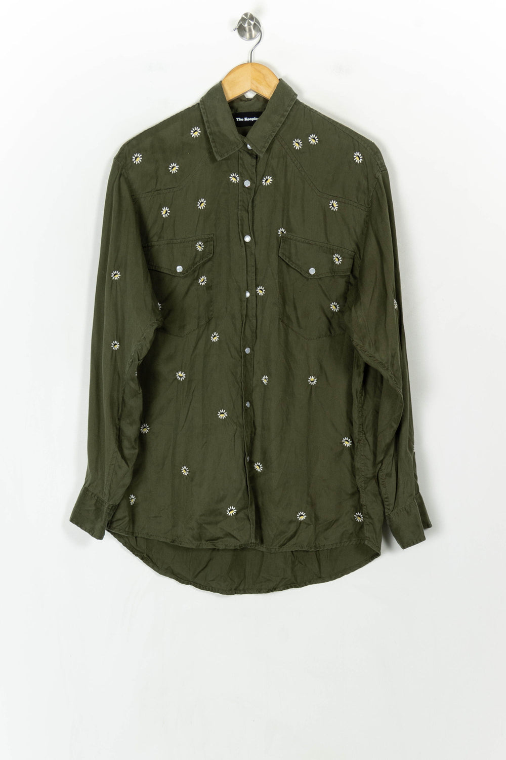 Chemise Verte - Taille S/36 de la marque The Kooples | PARAD123849 - Vendu par Paradigme - Image 2