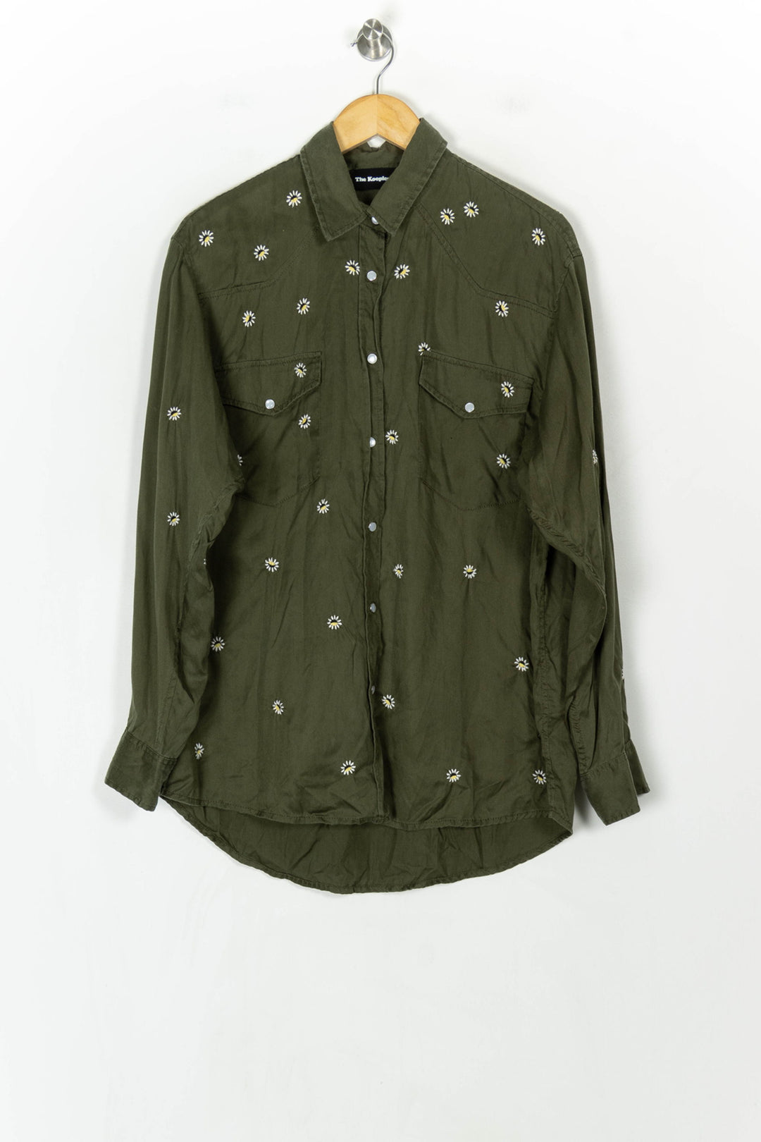 Chemise Verte - Taille S/36 de la marque The Kooples | PARAD123849 - Vendu par Paradigme - Image 2