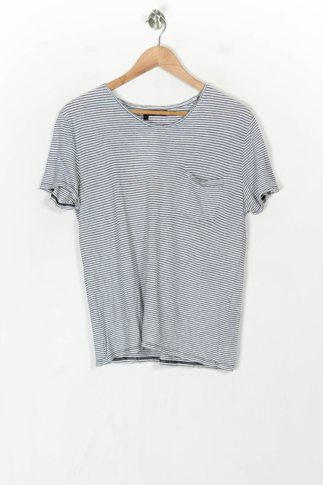 Tee-shirt Blanc et Bleu - Taille S/36 de la marque The Kooples | PARAD123850 - Vendu par Paradigme - Image 2