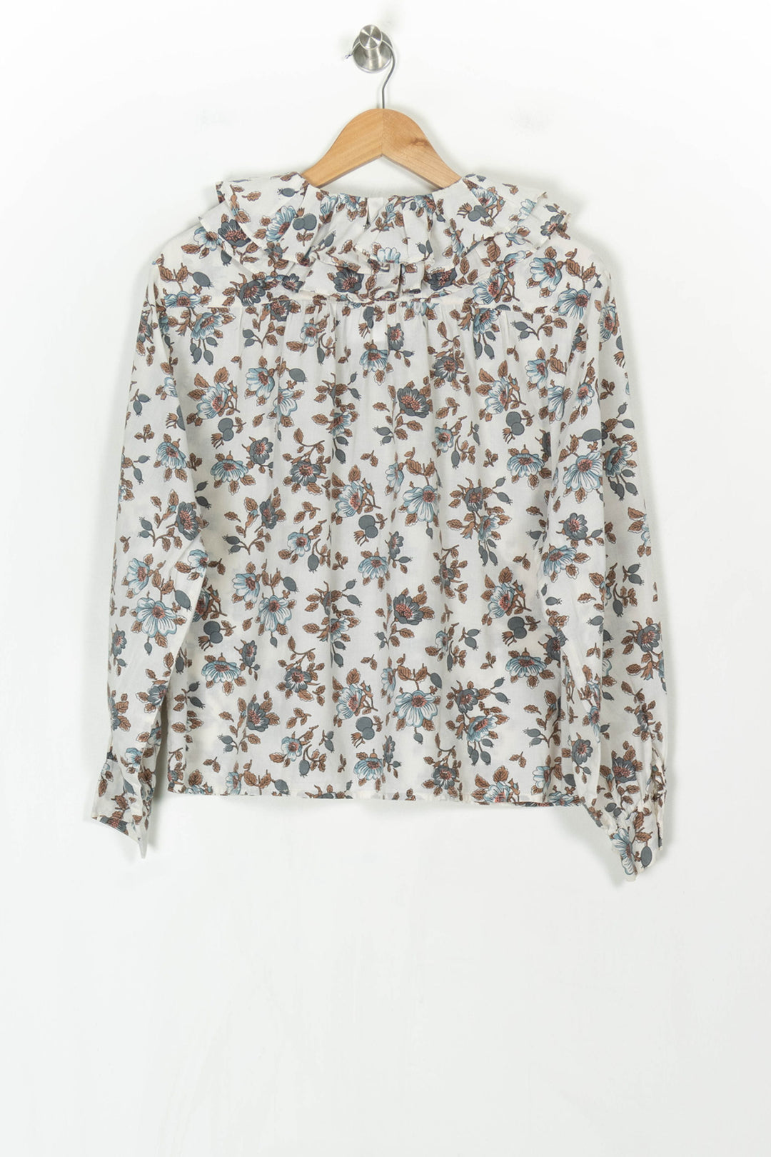 Chemisier Blanc et Bleu - Taille S/36 de la marque Petite Mendigote | PARAD123855 - Vendu par Paradigme - Image 5