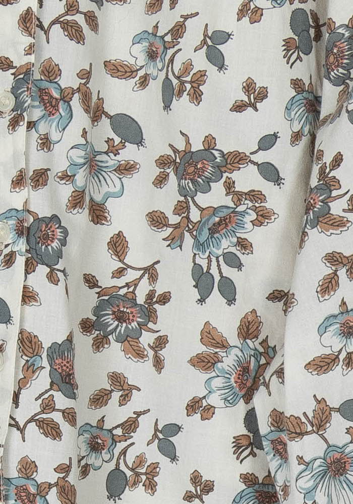 Chemisier Blanc et Bleu - Taille S/36 de la marque Petite Mendigote | PARAD123855 - Vendu par Paradigme - Image 3