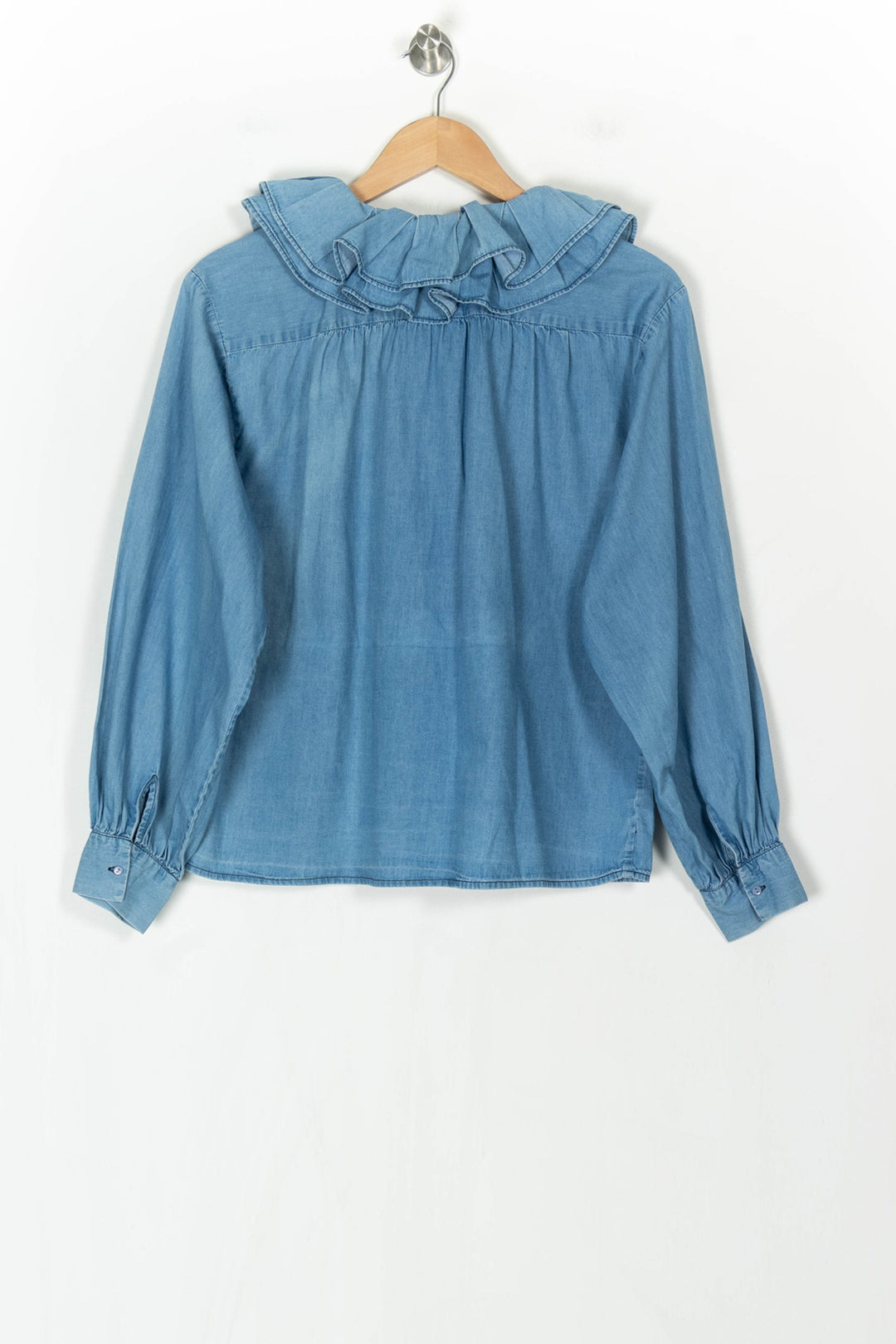 Chemise En Jean Bleue - Taille S/36 de la marque Petite Mendigote | PARAD123860 - Vendu par Paradigme - Image 5