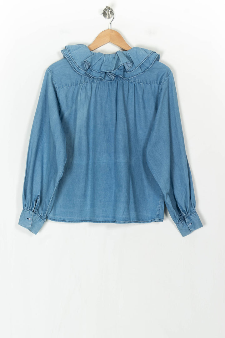 Chemise En Jean Bleue - Taille S/36 de la marque Petite Mendigote | PARAD123860 - Vendu par Paradigme - Image 5