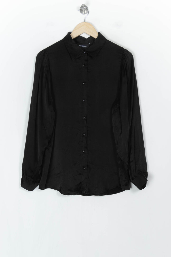 Chemise Noire - Taille L/40 de la marque The Kooples | PARAD123861 - Vendu par Paradigme - Image 2