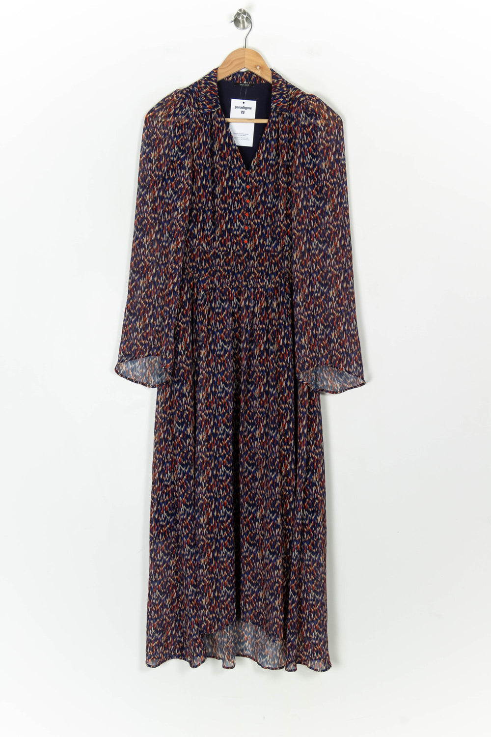 Robe Longue Bleue et Orange - Taille S/36 de la marque One Step | PARAD123863 - Vendu par Paradigme - Image 2