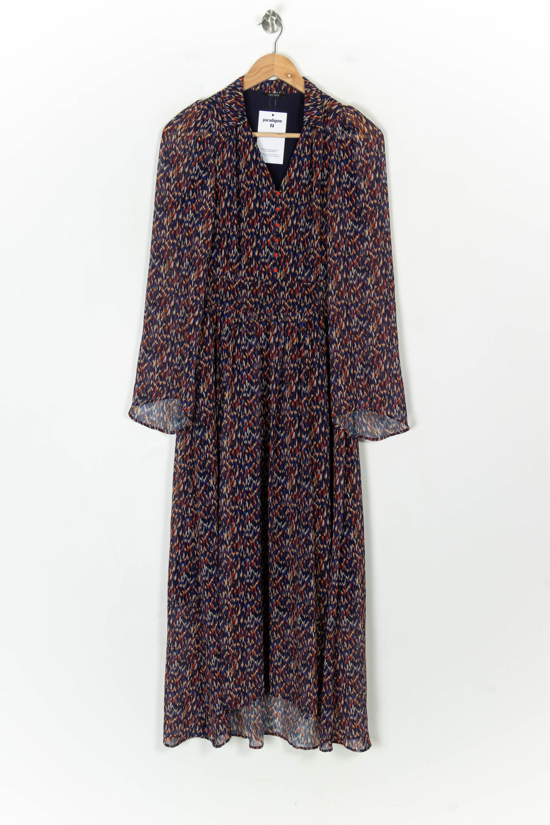 Robe Longue Bleue et Orange - Taille S/36 de la marque One Step | PARAD123863 - Vendu par Paradigme - Image 2