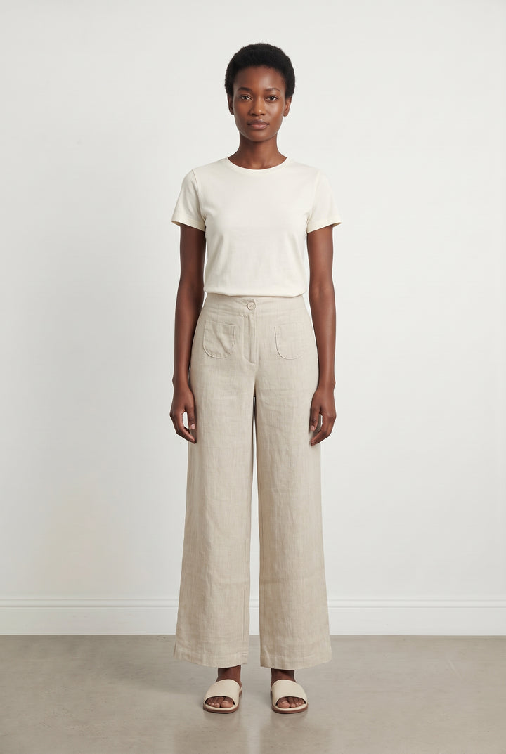 Pantalon Beige - Taille M/38 de la marque One Step | PARAD123865 - Vendu par Paradigme - Image 1