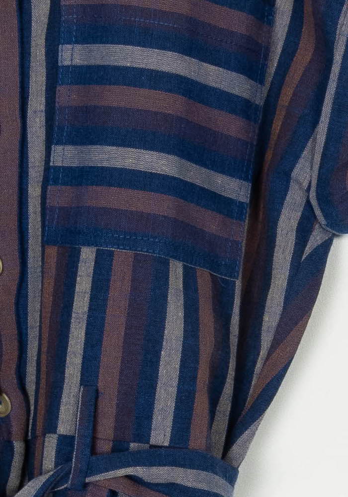 Combishort Bleu et Marron - Taille XS/34 de la marque FRNCH | PARAD123866 - Vendu par Paradigme - Image 3