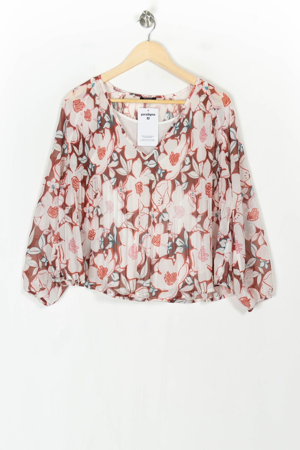 Blouse Rose et Rouge - Taille XS/34 de la marque One Step | PARAD123867 - Vendu par Paradigme - Image 2