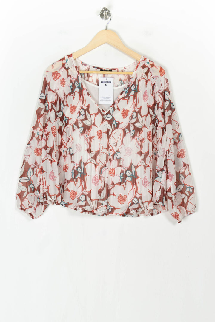 Blouse Rose et Rouge - Taille XS/34 de la marque One Step | PARAD123867 - Vendu par Paradigme - Image 2