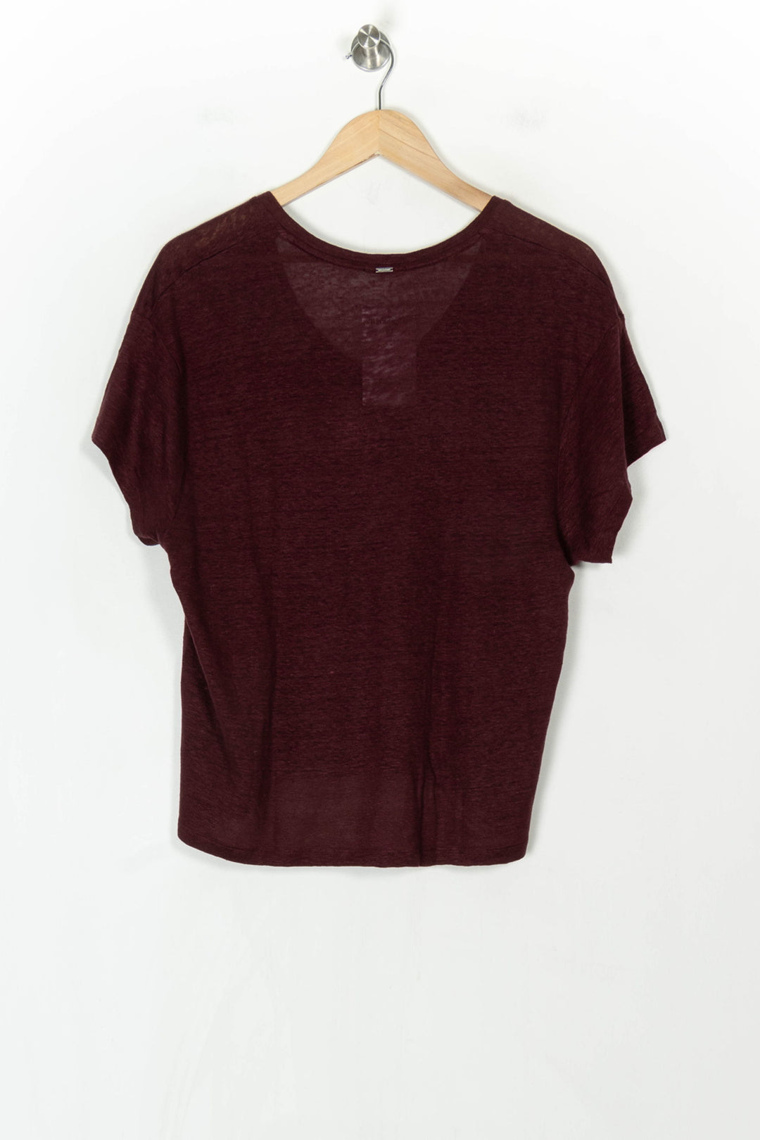 Tee-shirt Bordeaux - Taille XS/34 de la marque IKKS | PARAD123868 - Vendu par Paradigme - Image 5