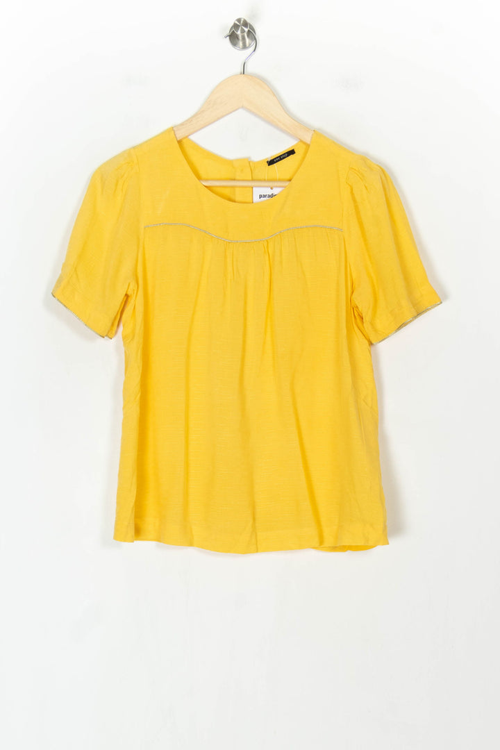 Blouse Jaune - Taille S/36 de la marque One Step | PARAD123869 - Vendu par Paradigme - Image 2