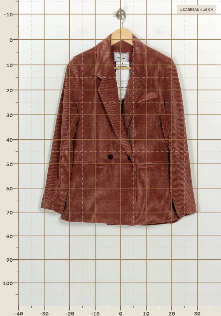 Blazer Rose - Taille XS/34 de la marque Imprevu | PARAD123871 - Vendu par Paradigme - Image 4