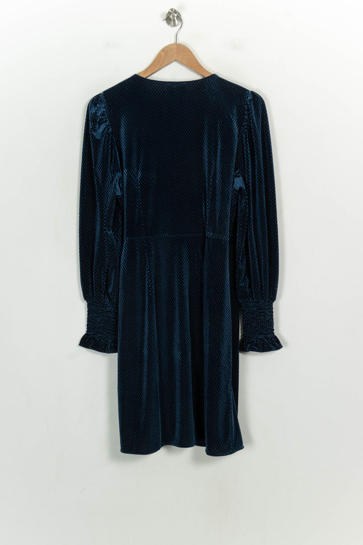 Robe Portefeuille Bleue - Taille M/38 de la marque FRNCH | PARAD123872 - Vendu par Paradigme - Image 5