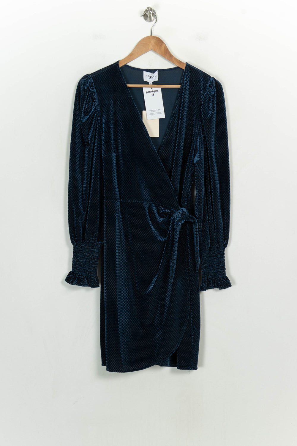Robe Portefeuille Bleue - Taille M/38 de la marque FRNCH | PARAD123872 - Vendu par Paradigme - Image 2