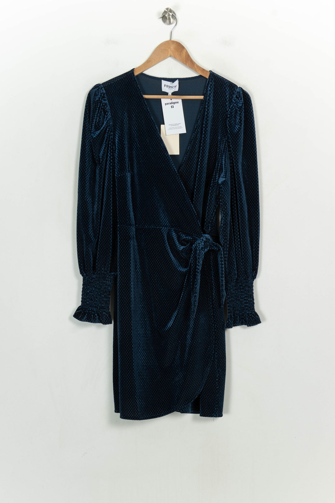Robe Portefeuille Bleue - Taille M/38 de la marque FRNCH | PARAD123872 - Vendu par Paradigme - Image 2