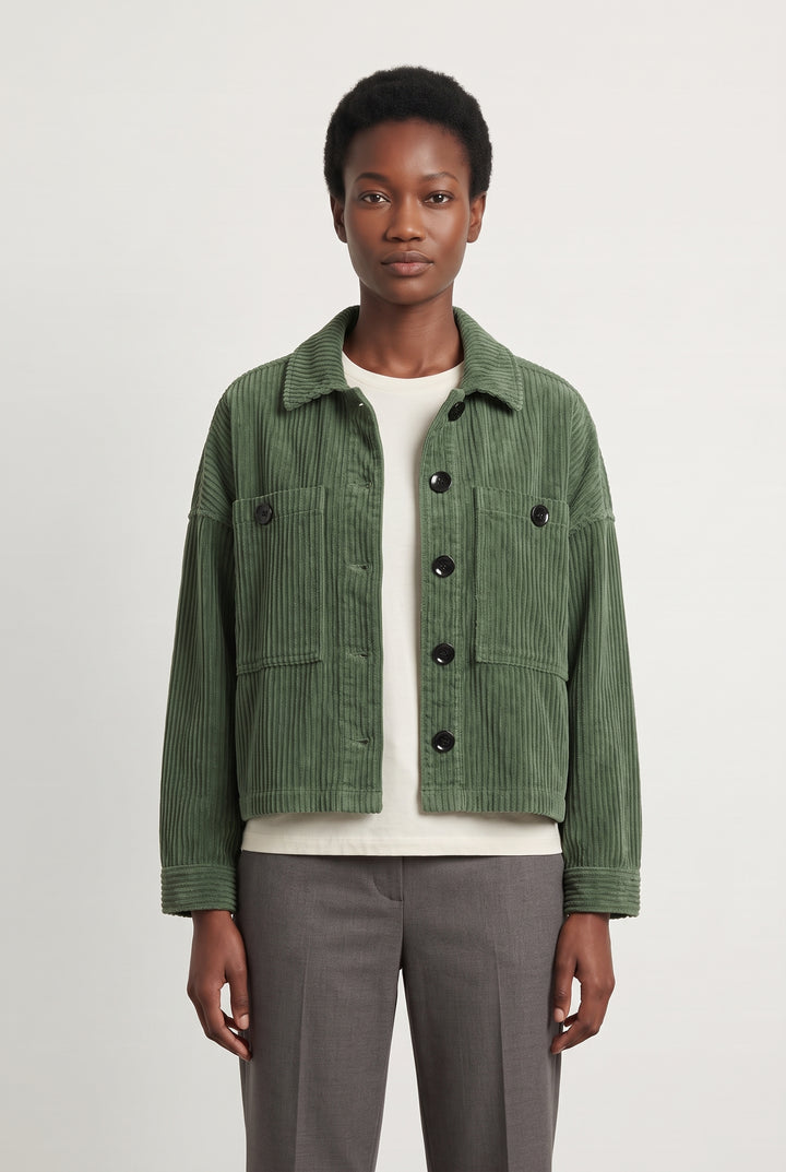 Veste Côtelée Verte - Taille M/38 de la marque Labdip | PARAD123873 - Vendu par Paradigme - Image 1
