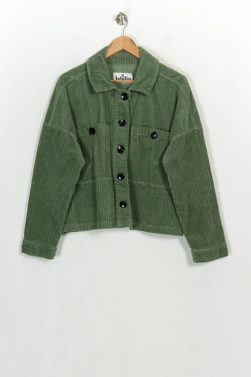 Veste Côtelée Verte - Taille M/38 de la marque Labdip | PARAD123873 - Vendu par Paradigme - Image 2
