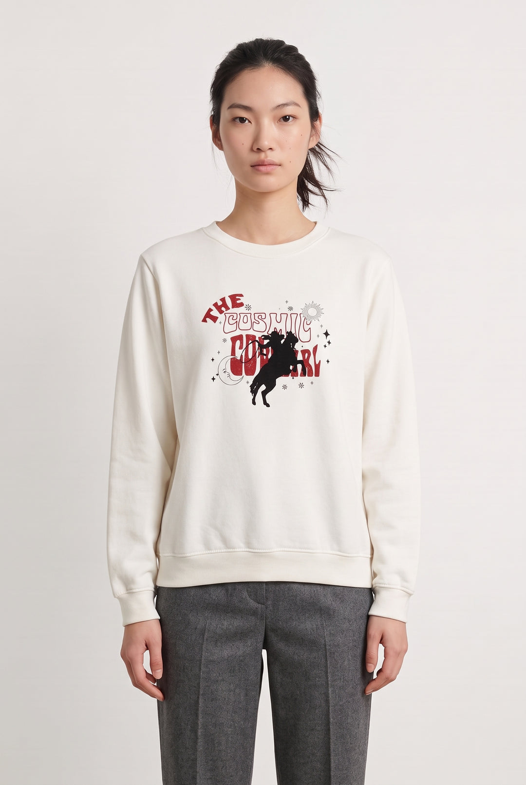 Sweat Blanc - Taille S/36 de la marque Imprevu | PARAD123877 - Vendu par Paradigme - Image 1